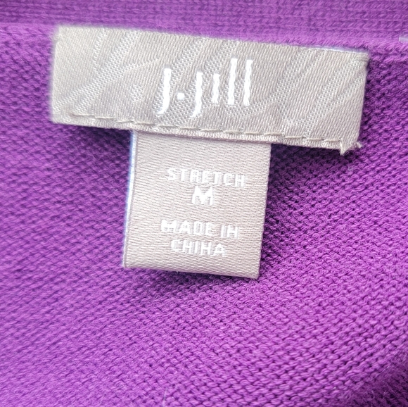 J. Jill Ultra Violet Cardigan. Size Medium - Picture 6 of 9